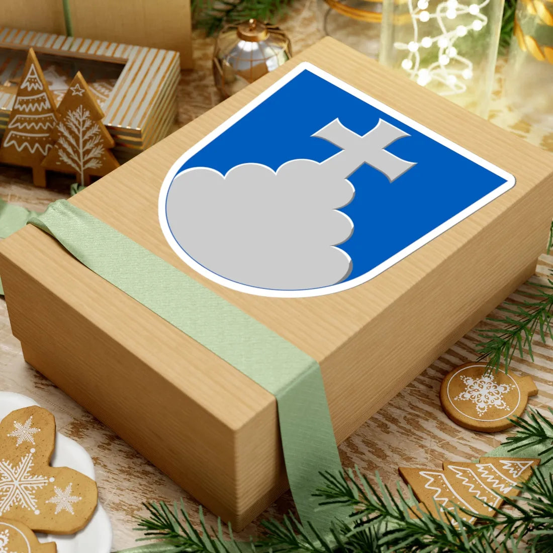 Töysä.vaakuna (Finland) (Coat of Arms) STICKER Vinyl Kiss-Cut Decal - The Sticker Space