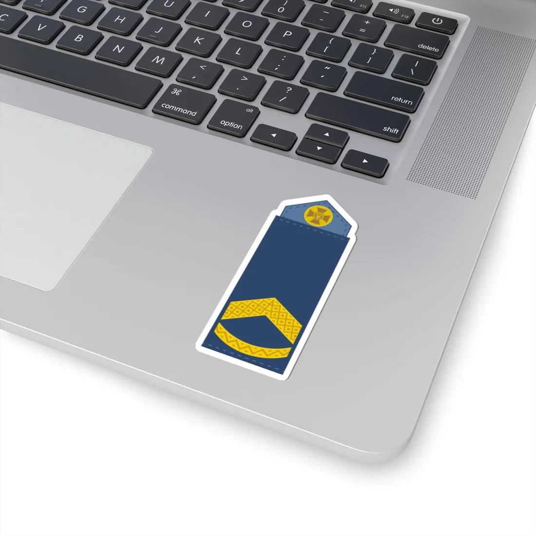 UAAF shoulder mark 07 (Ukraine) (Military Rank) STICKER Vinyl Kiss-Cut Decal - The Sticker Space