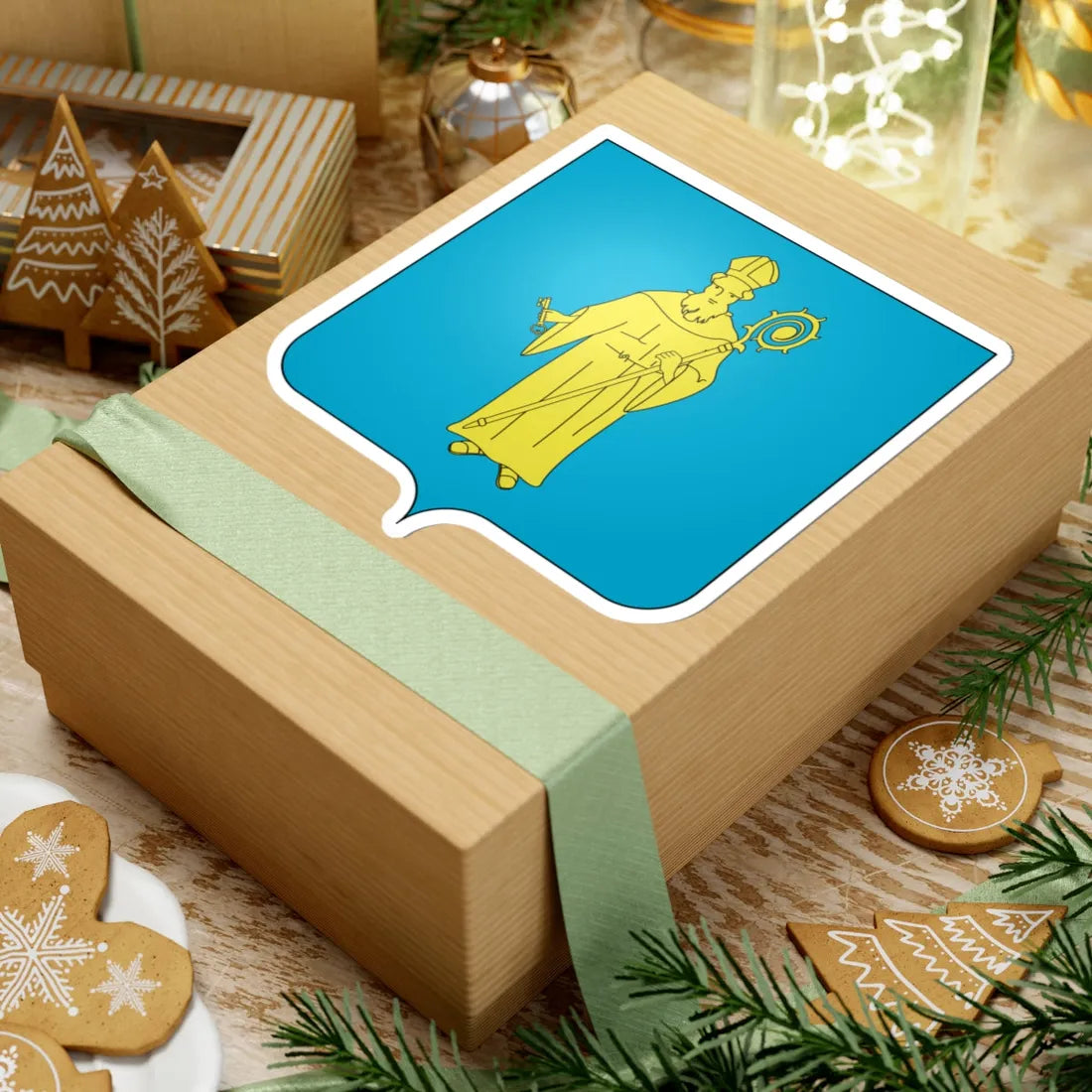 Uccle Blason (Belgium) (Coat of Arms) STICKER Vinyl Kiss-Cut Decal - The Sticker Space