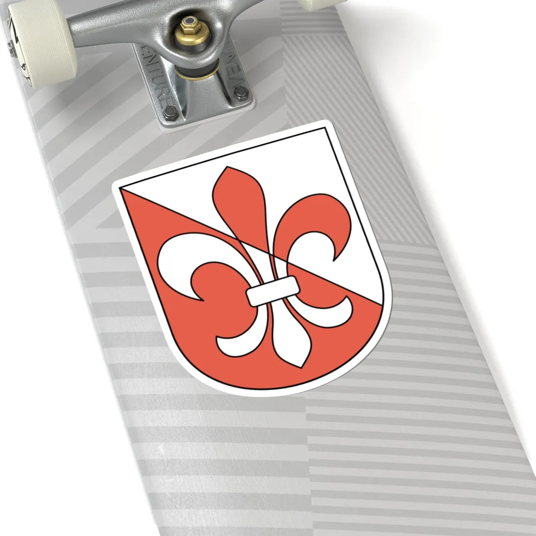 Uessikon coat of arms (Switzerland) (Coat of Arms) STICKER Vinyl Kiss-Cut Decal - The Sticker Space