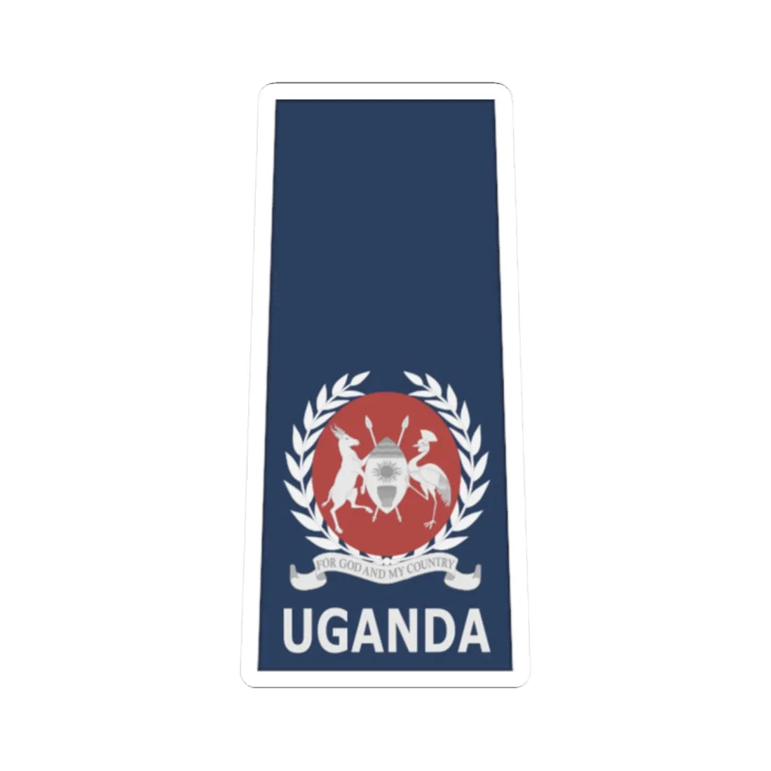 Uganda AirForce OF 3 (Uganda) (Military Rank) STICKER Vinyl Kiss-Cut Decal - The Sticker Space