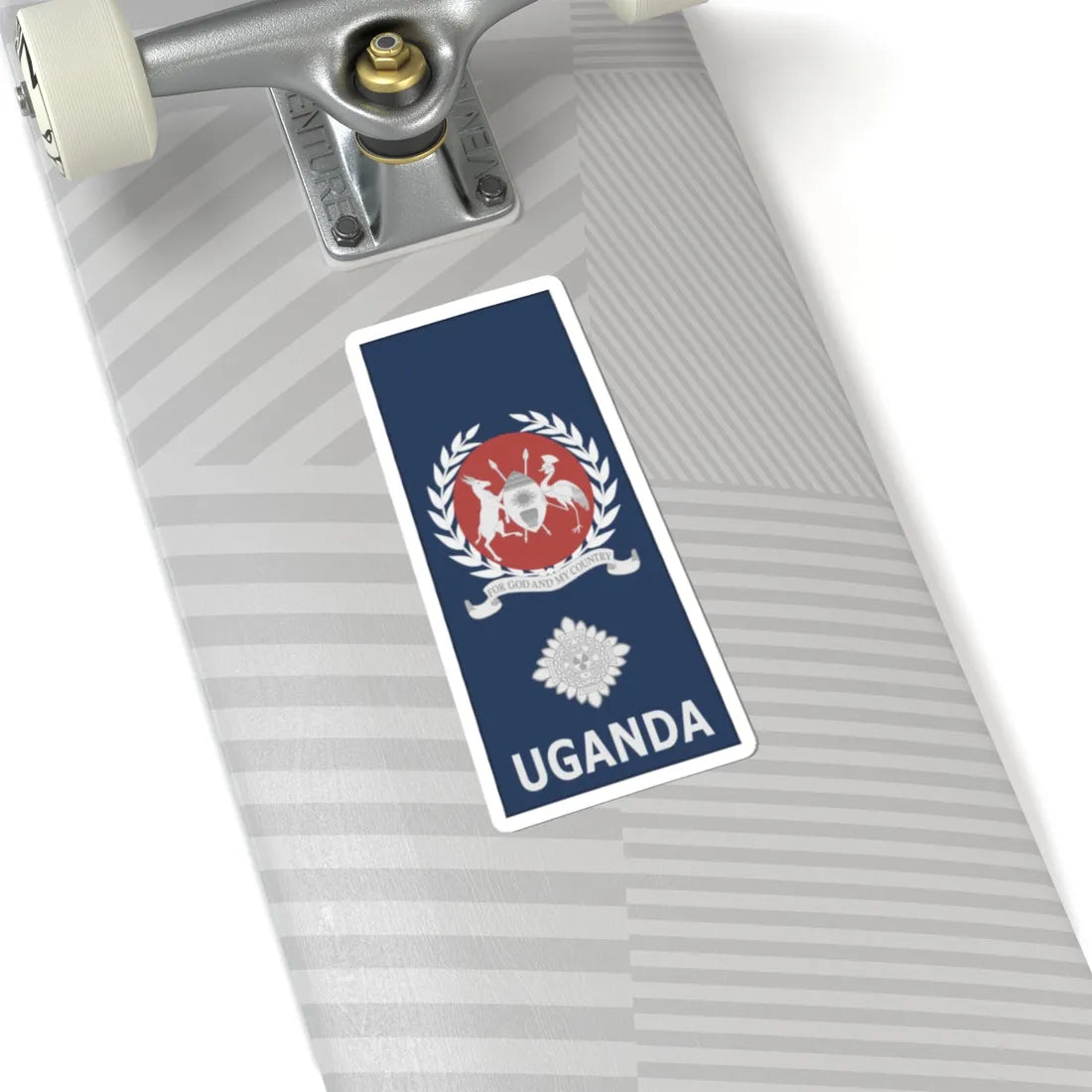 Uganda AirForce OF 4 (Uganda) (Military Rank) STICKER Vinyl Kiss-Cut Decal - The Sticker Space