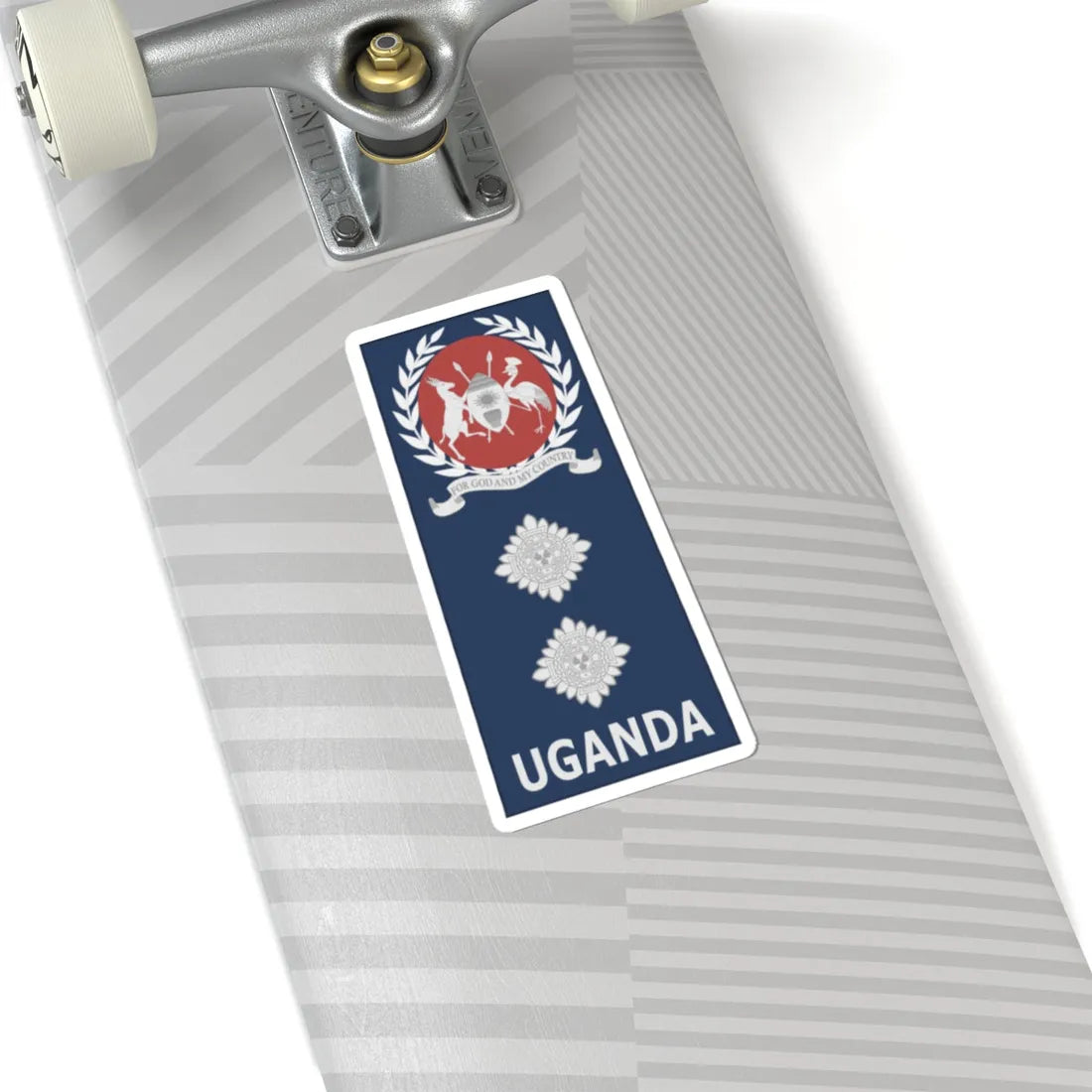Uganda AirForce OF 5 (Uganda) (Military Rank) STICKER Vinyl Kiss-Cut Decal - The Sticker Space
