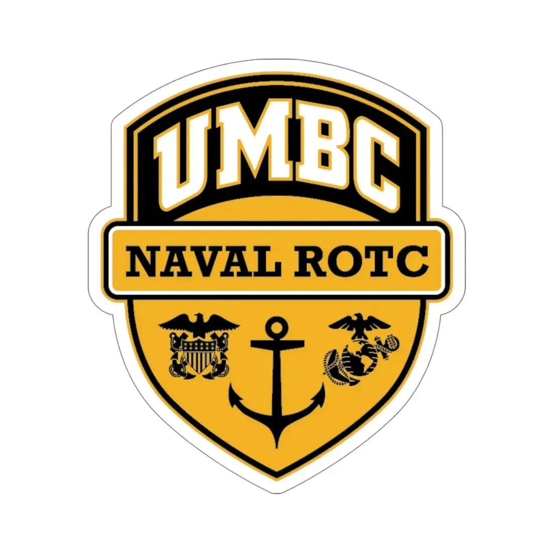 UMBC Naval ROTC (U.S. Navy) STICKER Vinyl Die-Cut Decal 5 Inch - The Sticker Space