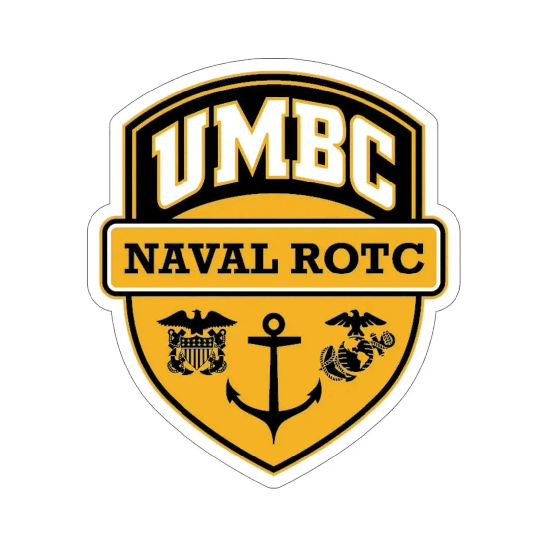 UMBC Naval ROTC (U.S. Navy) STICKER Vinyl Die-Cut Decal 5 Inch - The Sticker Space