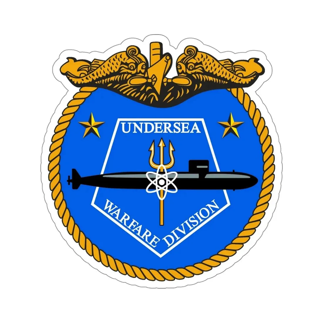 Undersea Warfare Division (U.S. Navy) STICKER Vinyl Die-Cut Decal 5 Inch - The Sticker Space