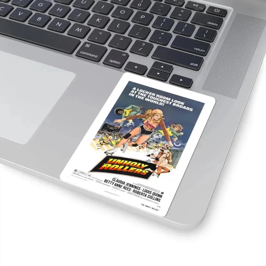 Unholy Rollers 1972 Movie Poster - STICKER Vinyl Kiss-Cut Decal - The Sticker Space