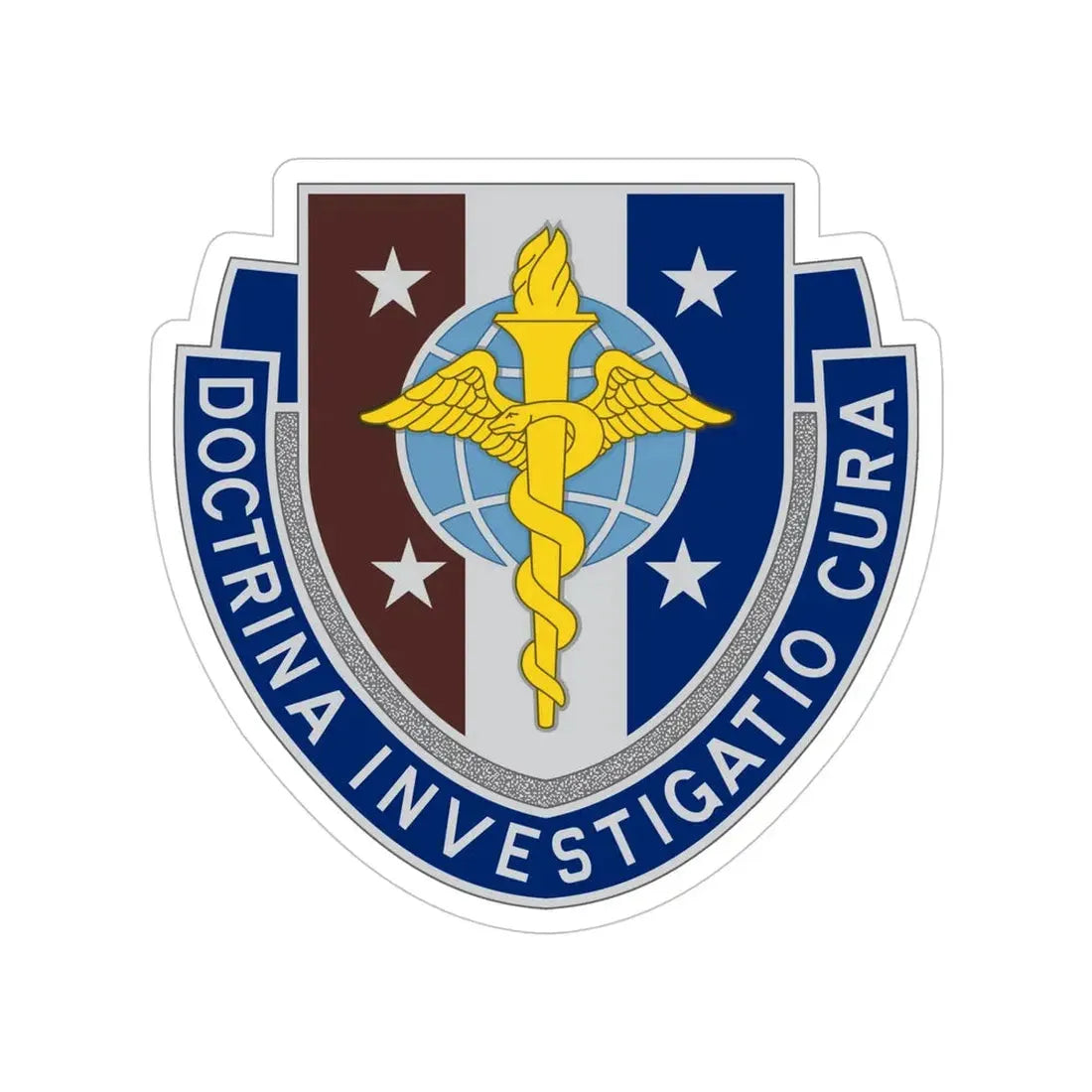 Uniformed Services University of the Health Sciences 2 (U.S. Army) Transparent STICKER Die-Cut Vinyl Decal 5 Inch - The Sticker Space