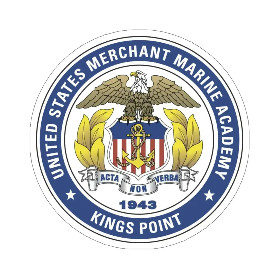 United States Merchant Marine Academy STICKER Vinyl Die-Cut Decal 5 Inch - The Sticker Space