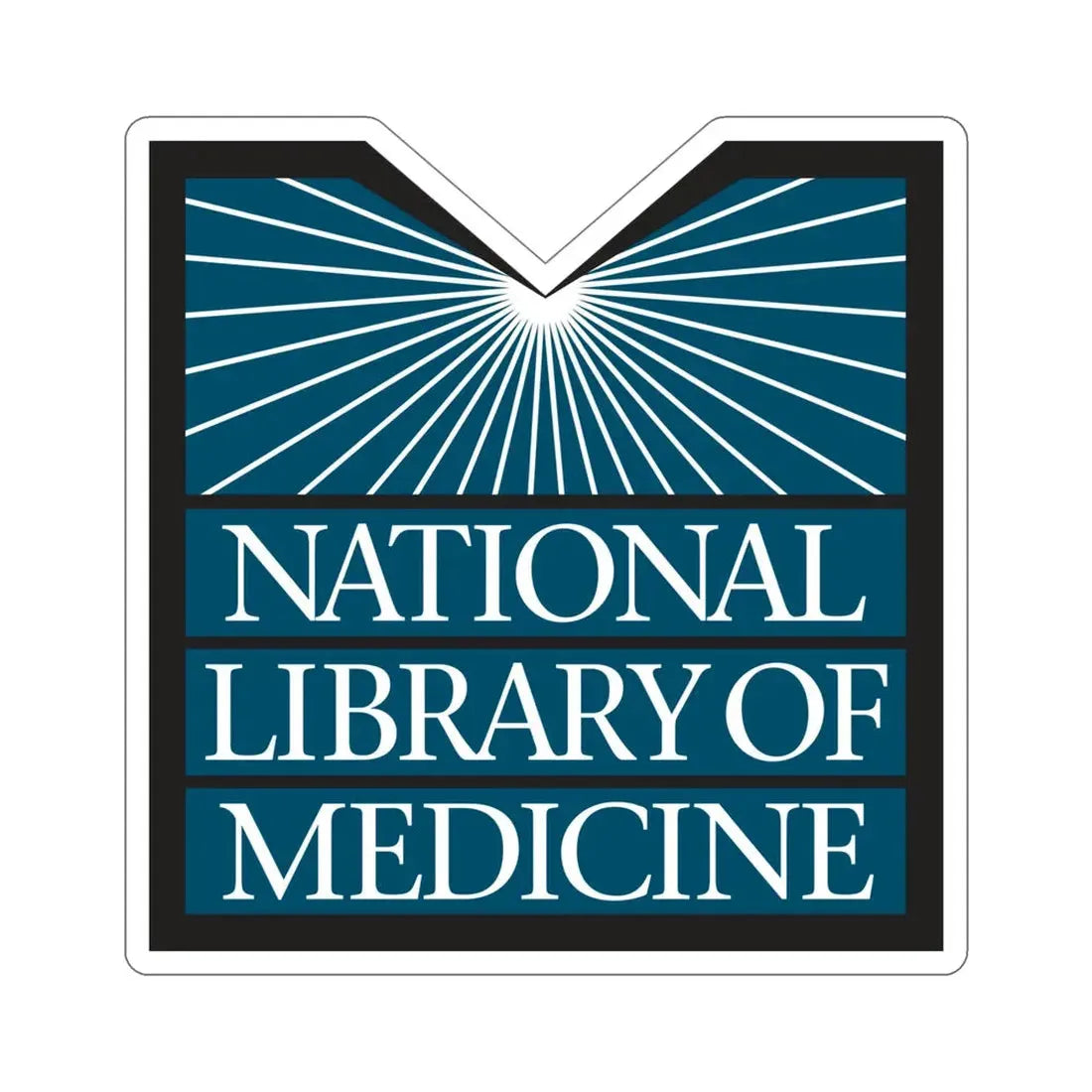 United States National Library Of Medicine STICKER Vinyl Die-Cut Decal 5 Inch - The Sticker Space