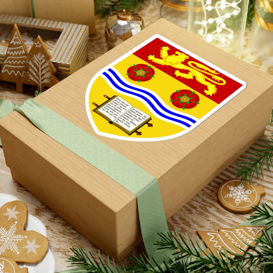 University of Lancaster shield (United Kingdom) (Coat of Arms) STICKER Vinyl Kiss-Cut Decal - The Sticker Space