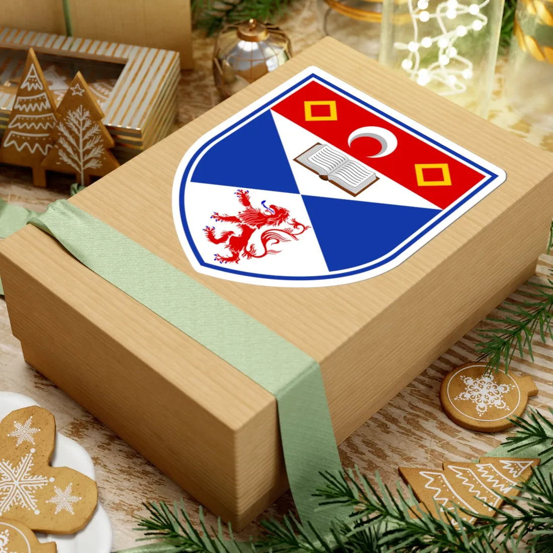 University of St Andrews arms (United Kingdom) (Coat of Arms) STICKER Vinyl Kiss-Cut Decal - The Sticker Space