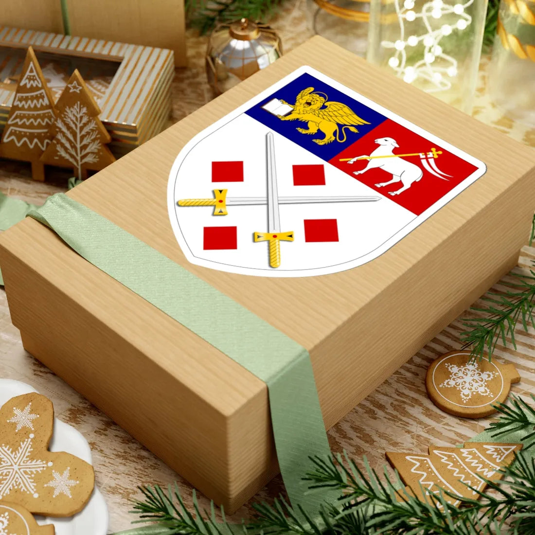 University of St Mark and St John arms (United Kingdom) (Coat of Arms) STICKER Vinyl Kiss-Cut Decal - The Sticker Space