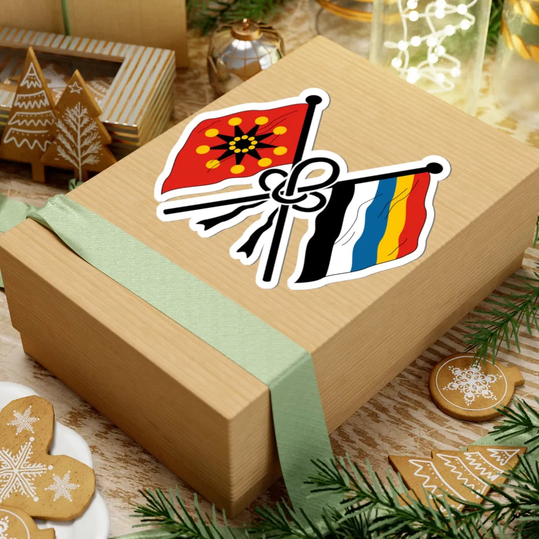 Unofficial emblem of the Republic of China 1912 (China) (Coat of Arms) STICKER Vinyl Kiss-Cut Decal - The Sticker Space