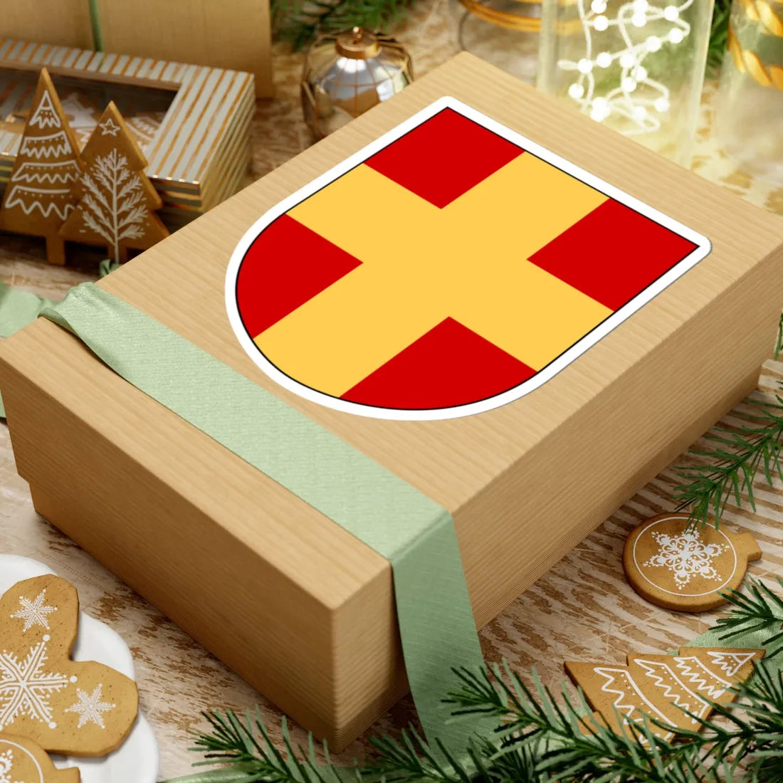 Uppsala stift vapen (Sweden) (Coat of Arms) STICKER Vinyl Kiss-Cut Decal - The Sticker Space