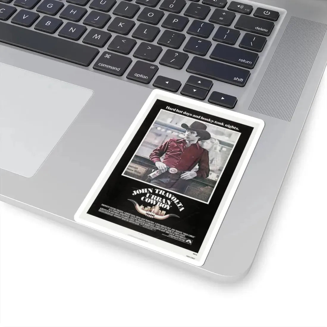 Urban Cowboy 1980 Movie Poster - STICKER Vinyl Kiss-Cut Decal - The Sticker Space