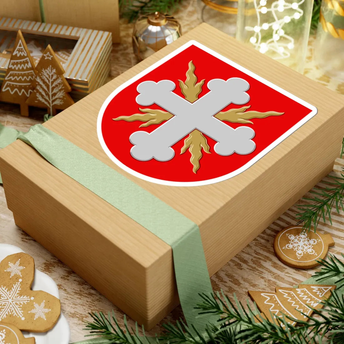 Urjala.vaakuna (Finland) (Coat of Arms) STICKER Vinyl Kiss-Cut Decal - The Sticker Space