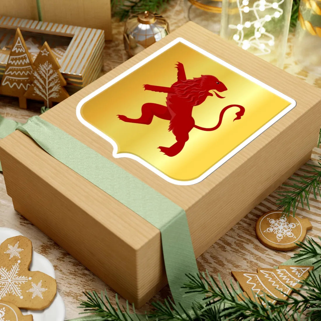 Ursem wapen (Netherlands) (Coat of Arms) STICKER Vinyl Kiss-Cut Decal - The Sticker Space