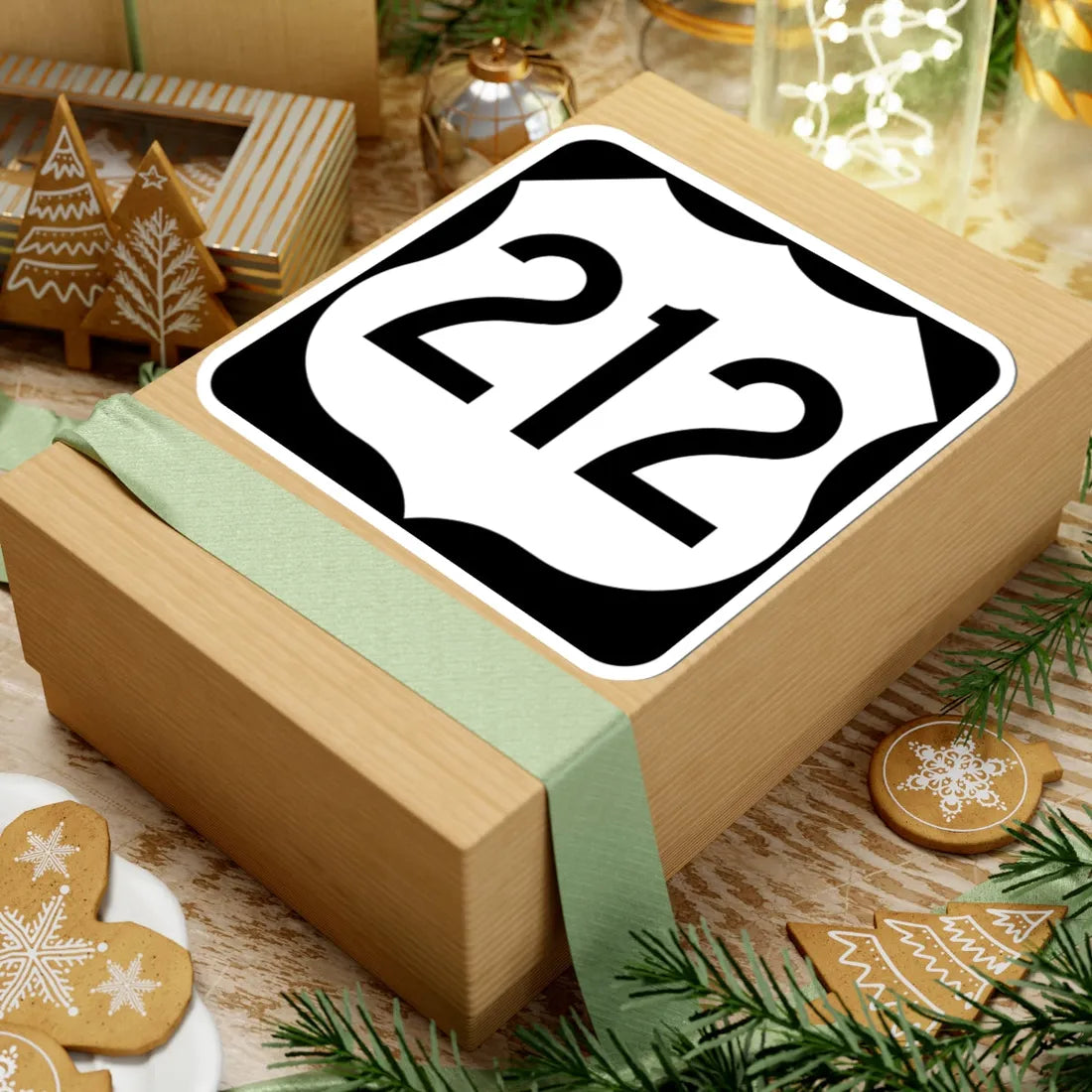 US 212 MN (Minnesota) (Road Sign) STICKER Vinyl Kiss-Cut Decal - The Sticker Space