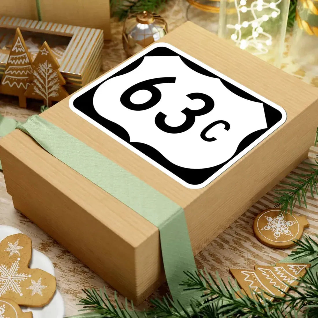 US 63C (Arkansas) (Road Sign) STICKER Vinyl Kiss-Cut Decal - The Sticker Space