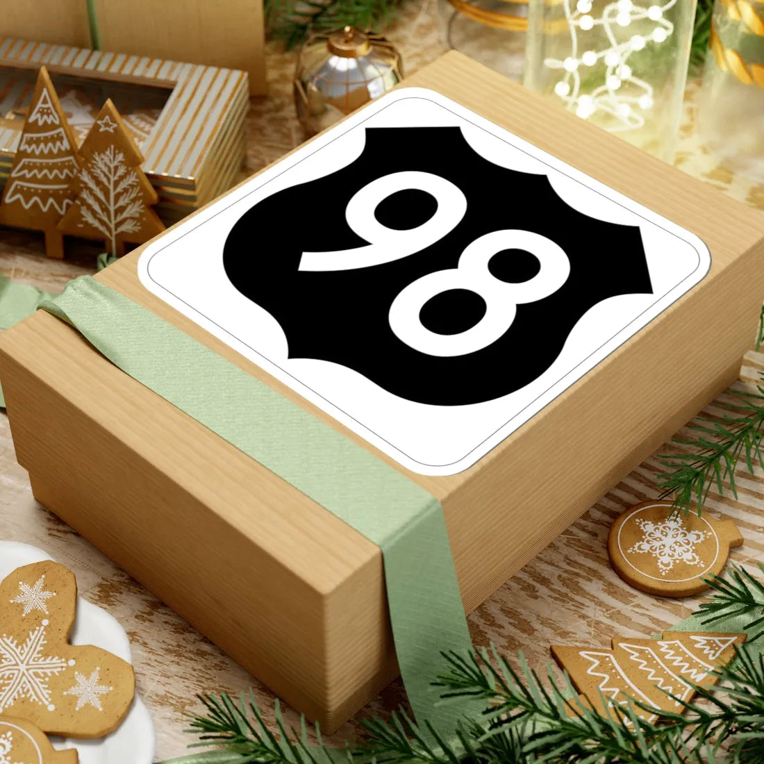 US 98 FL (Florida) (Road Sign) STICKER Vinyl Kiss-Cut Decal - The Sticker Space