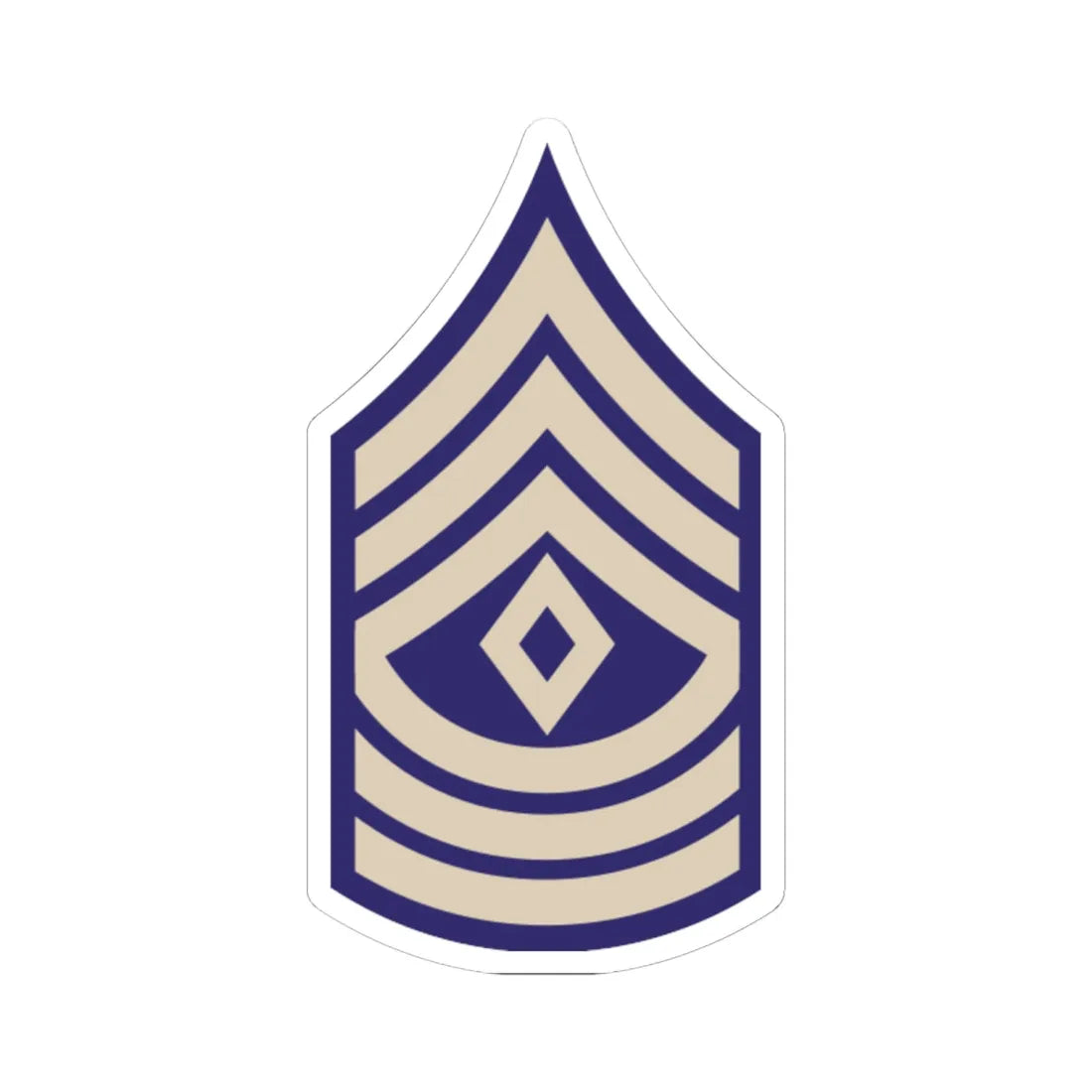 US Army WWII 1SGT (United States) (Military Rank) STICKER Vinyl Kiss-Cut Decal - The Sticker Space