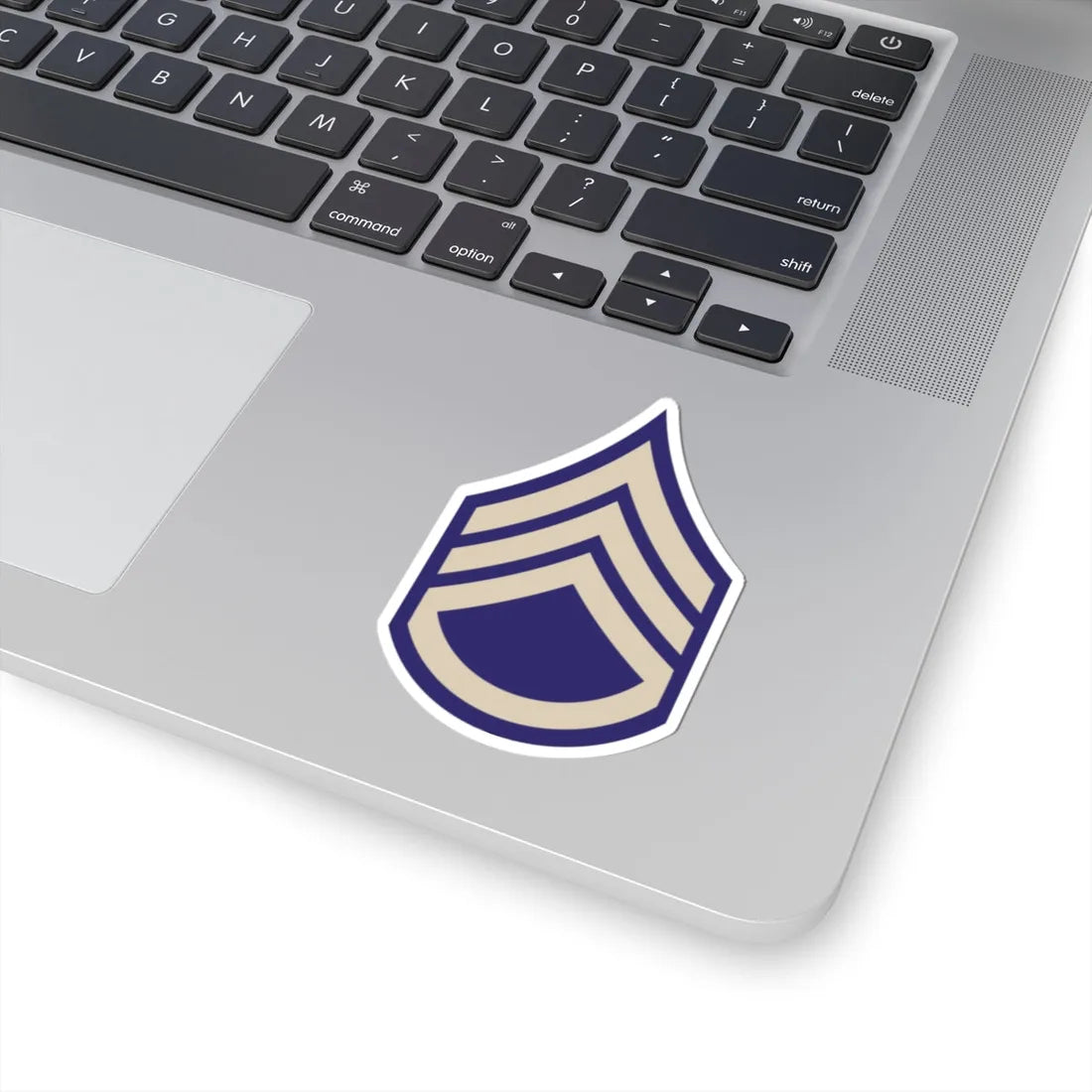 US Army WWII SSGT (United States) (Military Rank) STICKER Vinyl Kiss-Cut Decal - The Sticker Space
