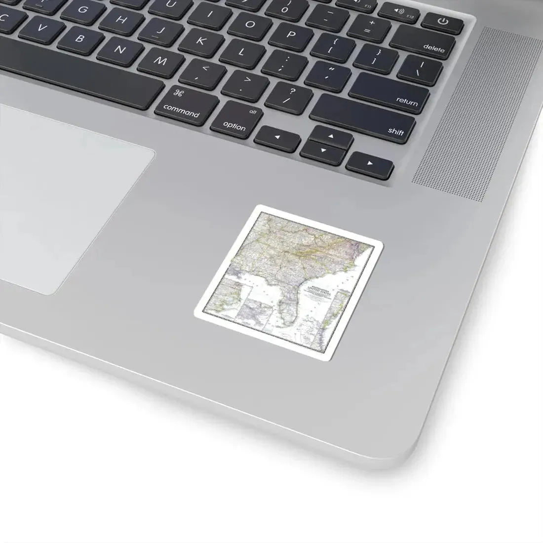 USA - Southeastern (1947) (Map) STICKER Vinyl Kiss-Cut Decal - The Sticker Space