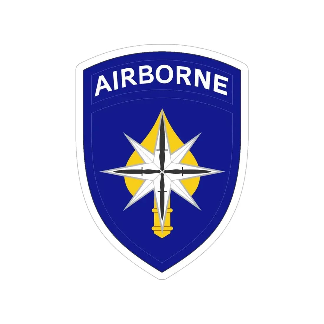 USAE Special Operations Command North (U.S. Army) Transparent STICKER Die-Cut Vinyl Decal 5 Inch - The Sticker Space