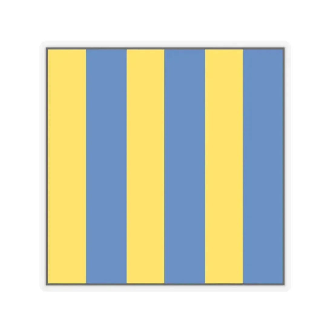 USCG Golf Flag (U.S. Coast Guard) STICKER Vinyl Kiss-Cut Decal 3 Inch Transparent - The Sticker Space