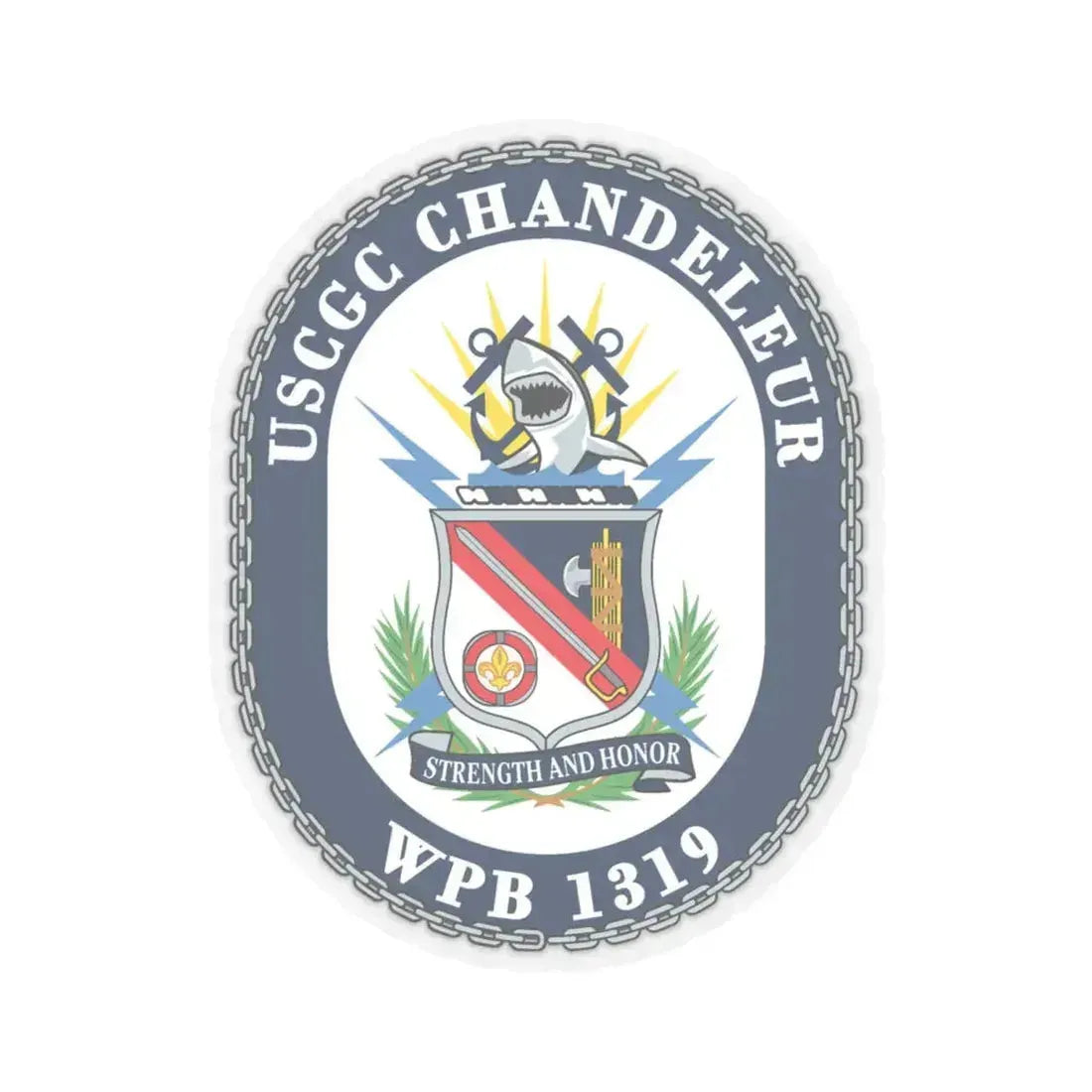 USCGC Chandeleur WPB 1319 (U.S. Coast Guard) STICKER Vinyl Kiss-Cut Decal - The Sticker Space