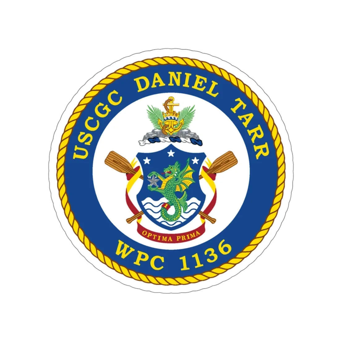 USCGC Daniel Tarr WPC 1136 (U.S. Coast Guard) STICKER Vinyl Die-Cut Decal 5 Inch - The Sticker Space