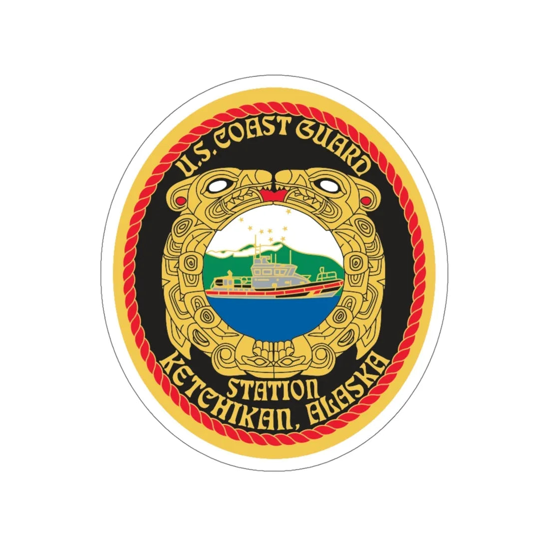 USCGS Ketchikan (U.S. Coast Guard) STICKER Vinyl Die-Cut Decal 5 Inch - The Sticker Space