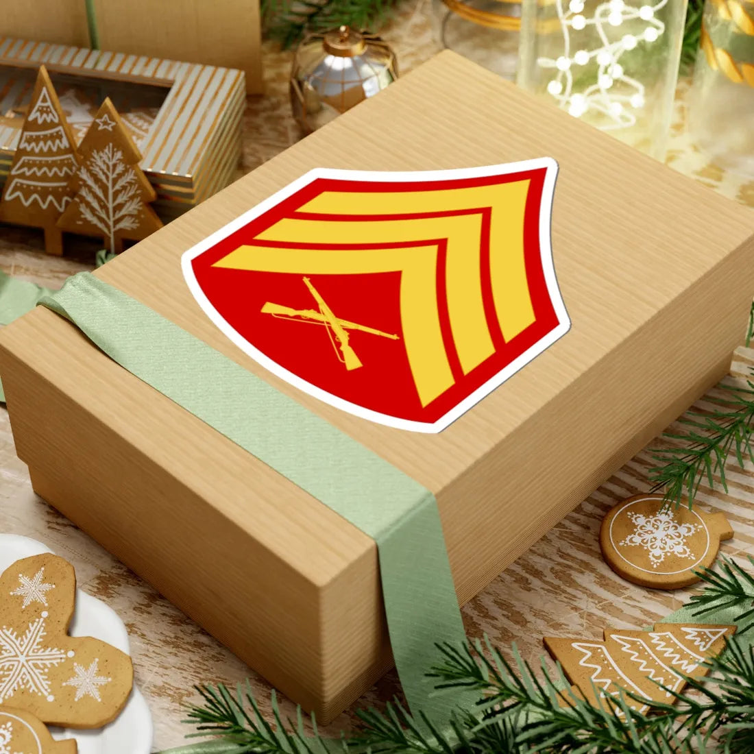 USMC E5 (United States) (Military Rank) STICKER Vinyl Kiss-Cut Decal - The Sticker Space