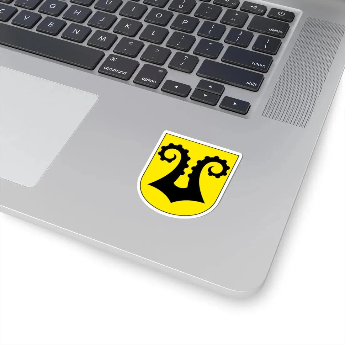 Uster-Nossikon-blazon (Switzerland) (Coat of Arms) STICKER Vinyl Kiss-Cut Decal - The Sticker Space