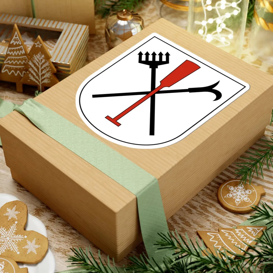 Uster-Riedikon-blazon (Switzerland) (Coat of Arms) STICKER Vinyl Kiss-Cut Decal - The Sticker Space