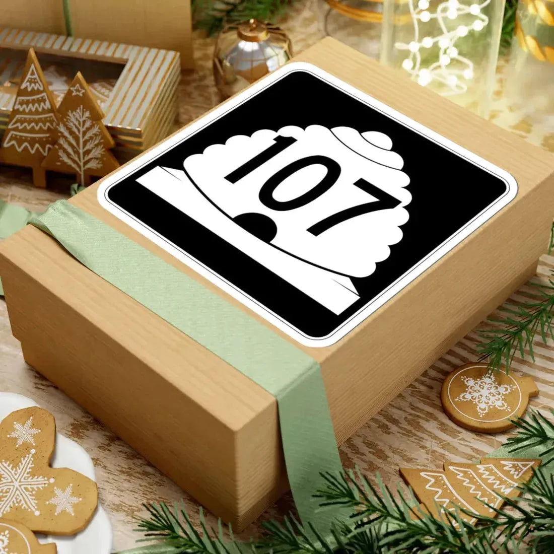 Utah SR 107 (Utah) (Road Sign) STICKER Vinyl Kiss-Cut Decal - The Sticker Space