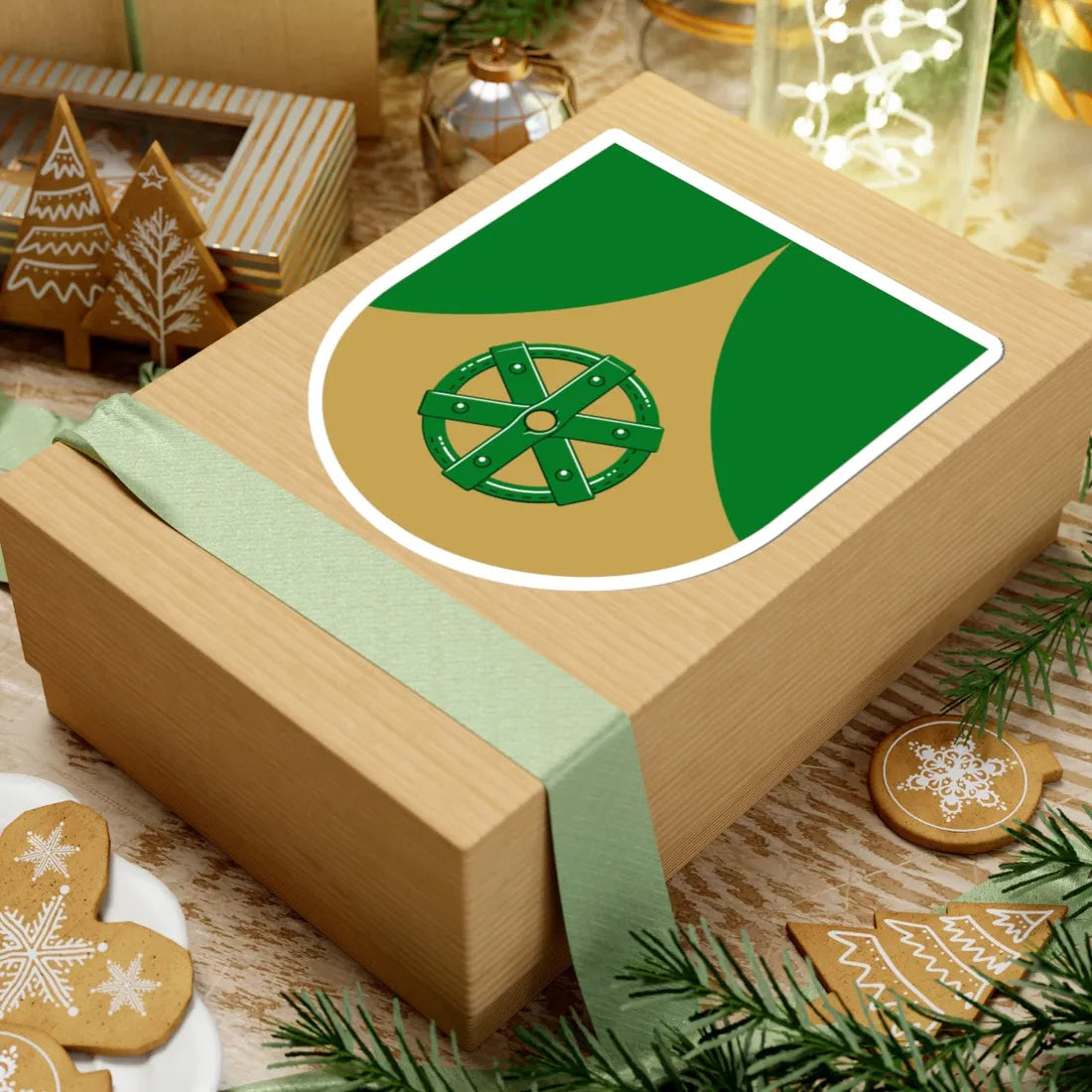 Uurainen.vaakuna (Finland) (Coat of Arms) STICKER Vinyl Kiss-Cut Decal - The Sticker Space