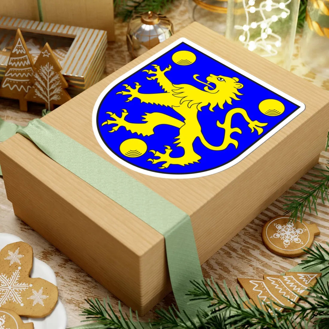 Valendas wappen (Switzerland) (Coat of Arms) STICKER Vinyl Kiss-Cut Decal - The Sticker Space