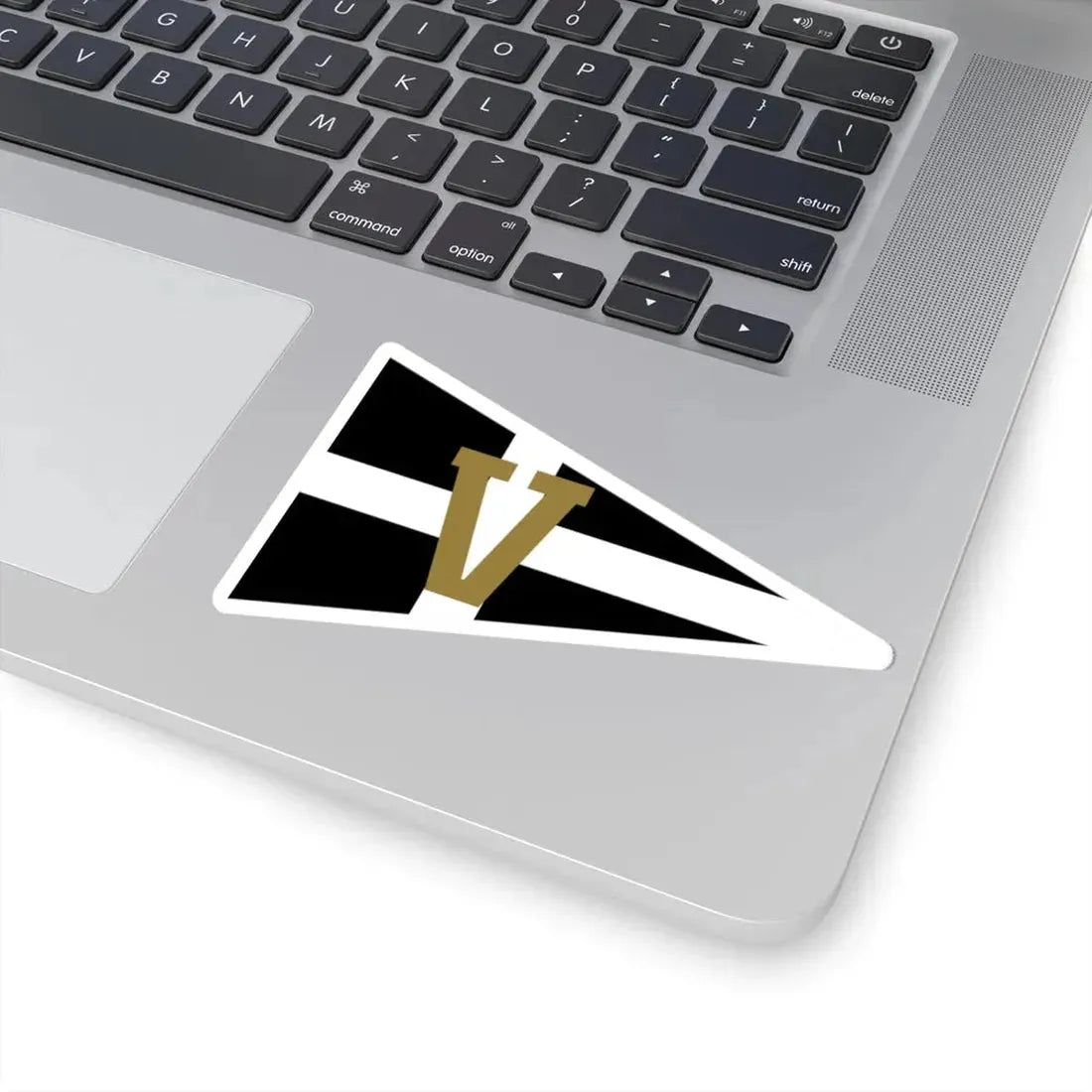 Vanderbilt burgee (United States) STICKER Vinyl Kiss-Cut Decal - The Sticker Space