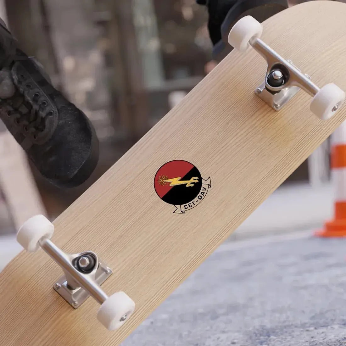 VAQ 133 Electronic Attack Squadron 133 (U.S. Navy) REVERSE PRINT Transparent Die-Cut STICKER - The Sticker Space