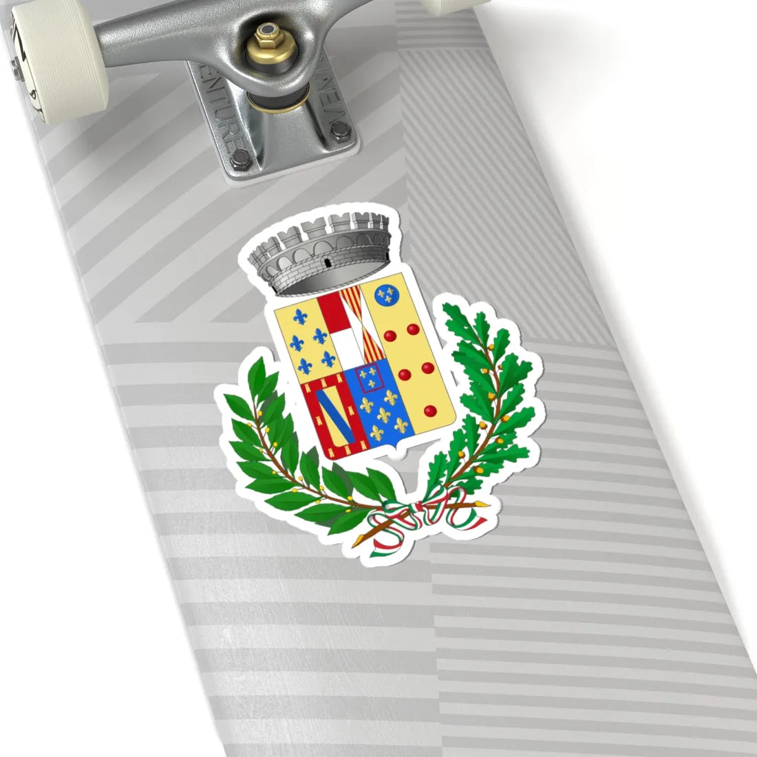 Venetico-Stemma (Italy) (Coat of Arms) STICKER Vinyl Kiss-Cut Decal - The Sticker Space