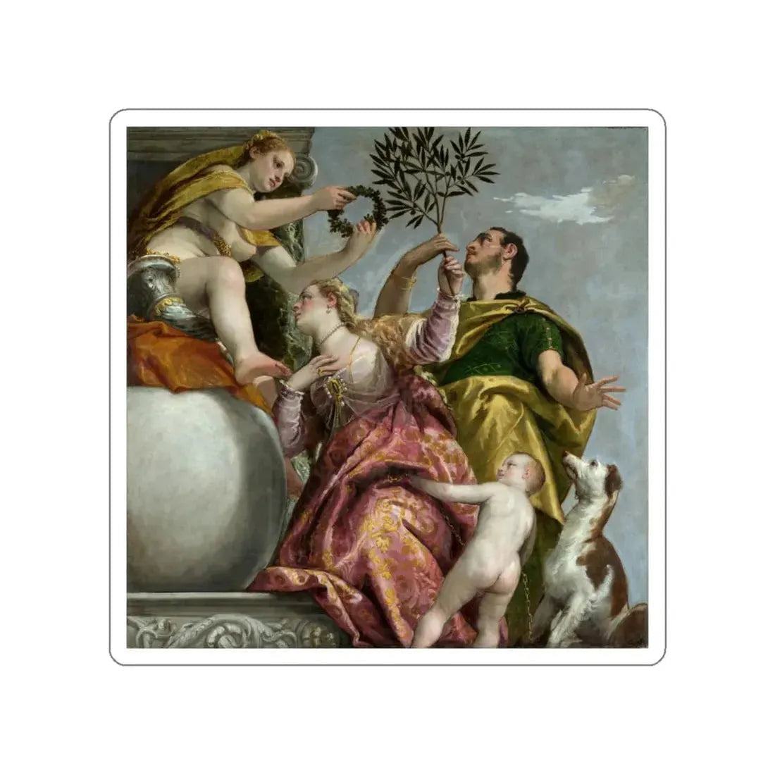 VERONESE, Paolo - Happy Union (Artwork) STICKER Vinyl Die-Cut Decal White Die-Cut 6 Inch - The Sticker Space