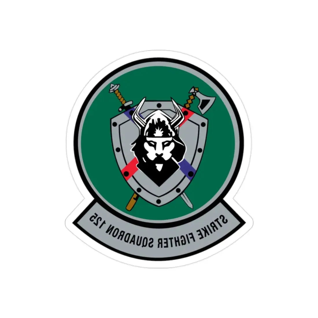 VFA 125 Rough Raiders v2 (U.S. Navy) REVERSE PRINT Transparent Die-Cut STICKER - The Sticker Space