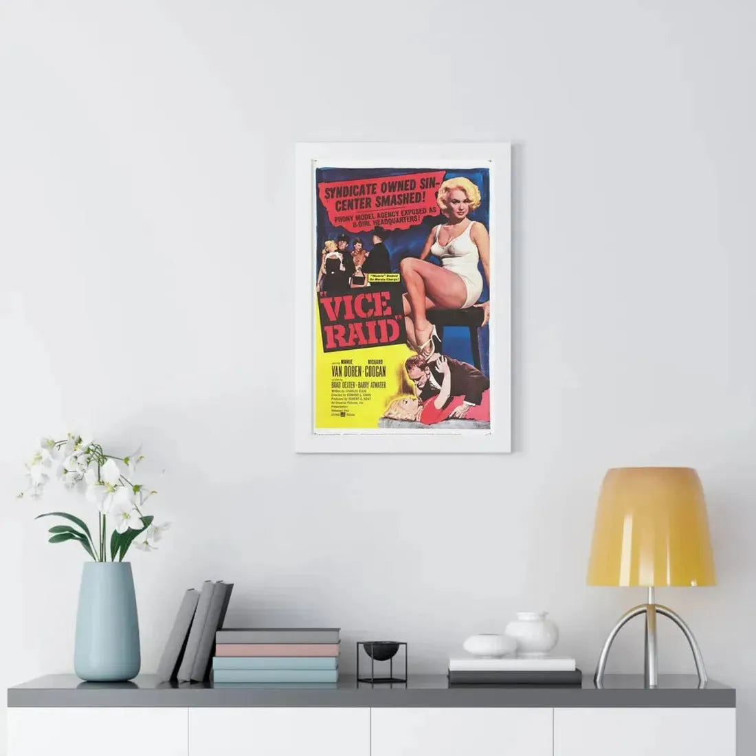 VICE RAID 1960 - Framed Movie Poster - The Sticker Space