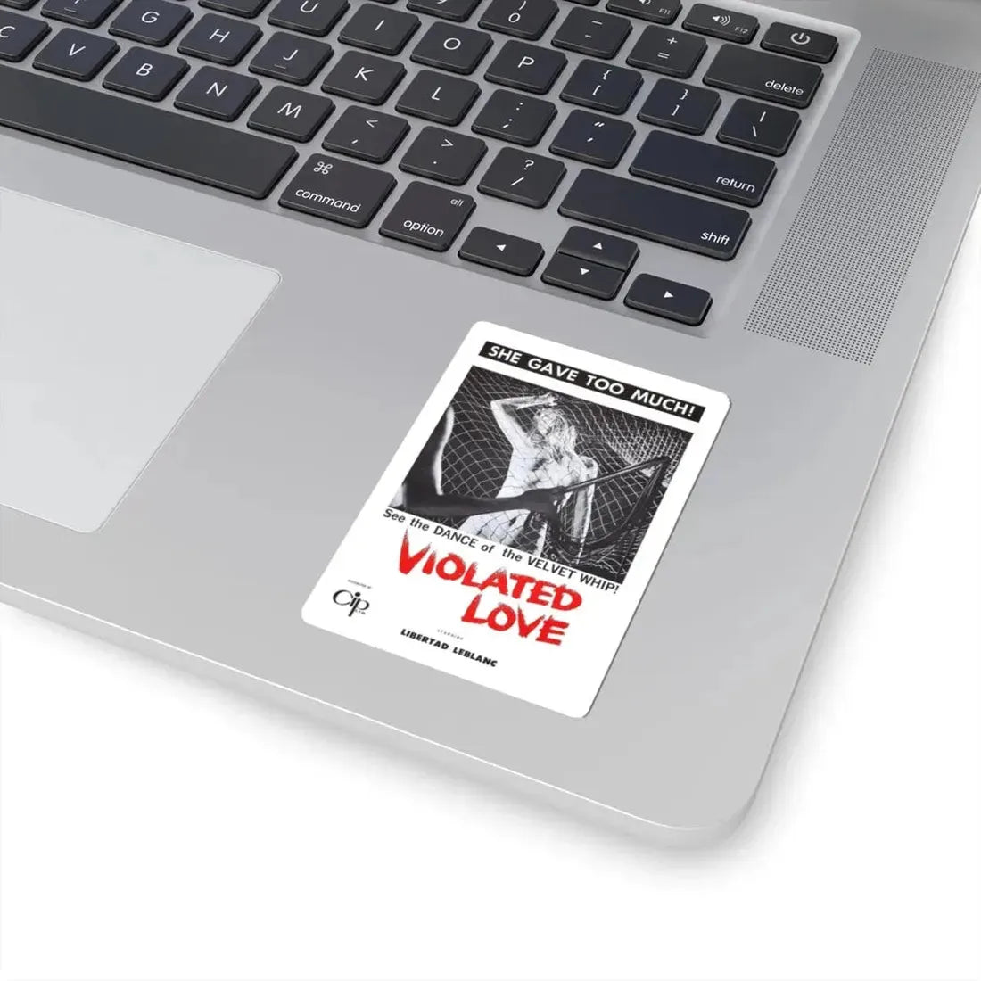 VIOLATED LOVE 1963 Movie Poster - STICKER Vinyl Kiss-Cut Decal - The Sticker Space