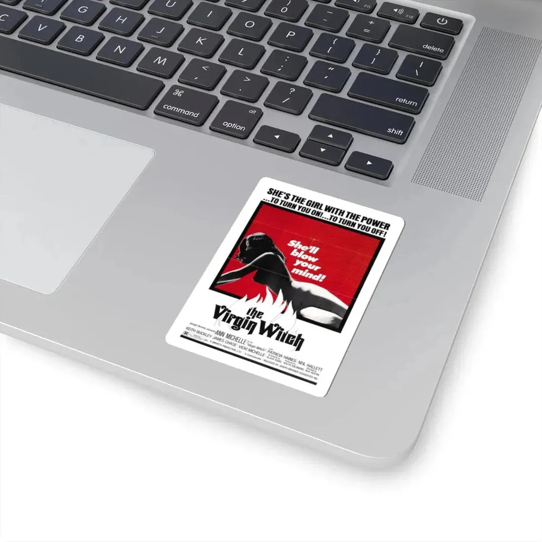 Virgin Witch 1972 Movie Poster - STICKER Vinyl Kiss-Cut Decal - The Sticker Space