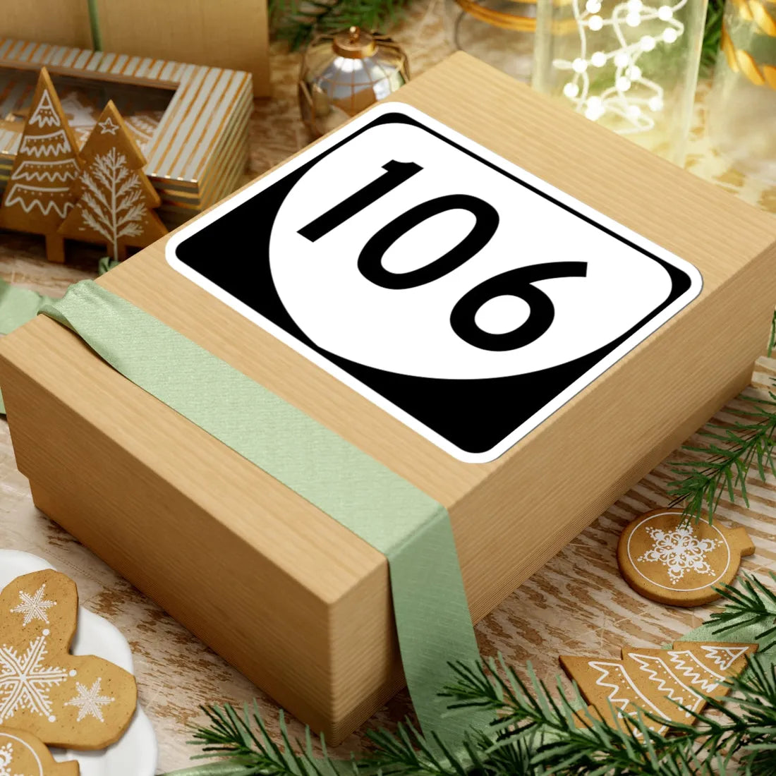 Virginia 106 (Virginia) (Road Sign) STICKER Vinyl Kiss-Cut Decal - The Sticker Space