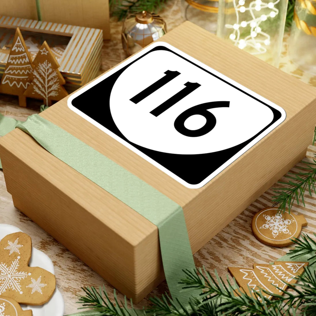 Virginia 116 (Virginia) (Road Sign) STICKER Vinyl Kiss-Cut Decal - The Sticker Space