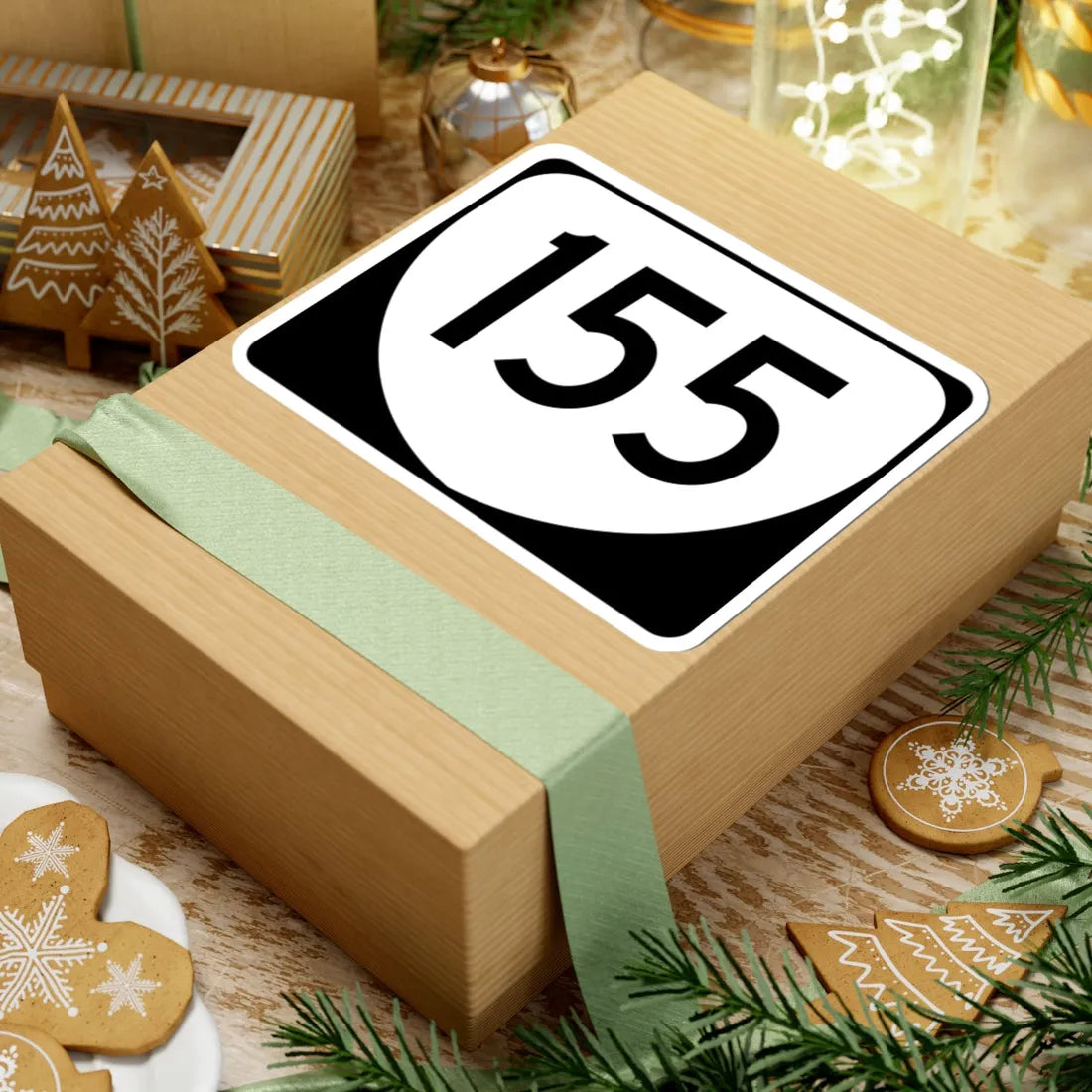 Virginia 155 (Virginia) (Road Sign) STICKER Vinyl Kiss-Cut Decal - The Sticker Space